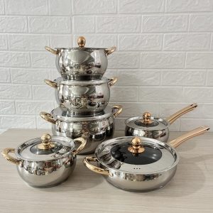 Kaisa Villa Cookware Set(12 Pcs Set)